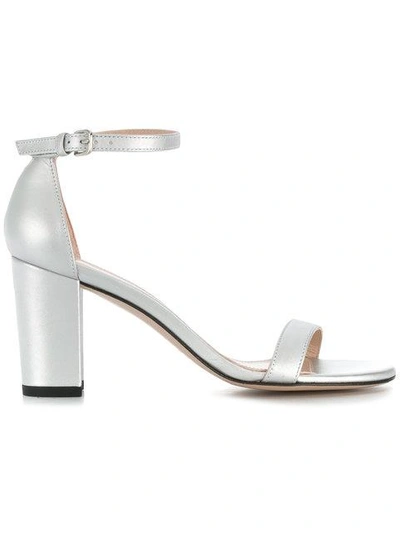 Stuart Weitzman Open In Metallic