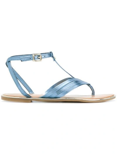 Tommy Hilfiger Strappy Sandals In Blue