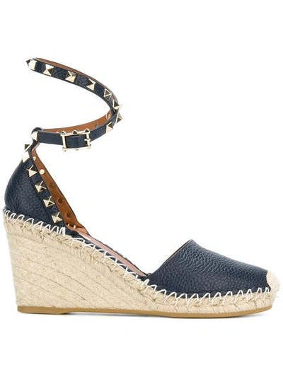 Valentino Garavani Valentino  Rockstud Espadrilles - Blue