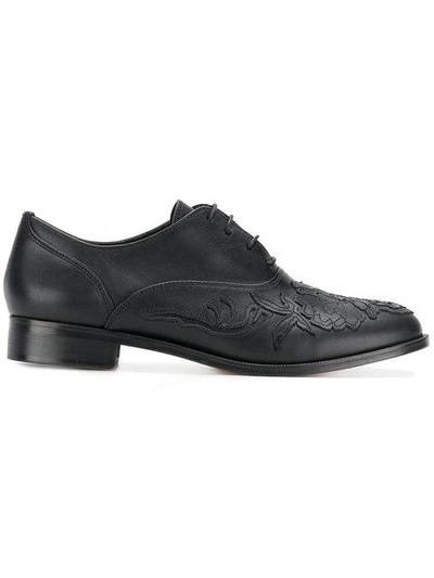 Y's Embroidered Front Brogues
