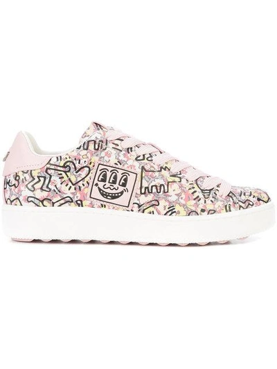 Coach X Keith Haring C101 Sneakers - Pink