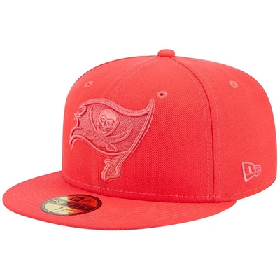 New Era Red Tampa Bay Buccaneers Color Pack Brights 59fifty Fitted Hat