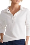 Vineyard Vines Cotton Polo Sweatshirt In White Cap