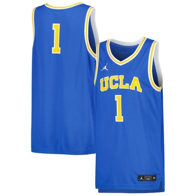 Jordan Brand Basketball Replica Jersey In Blue
