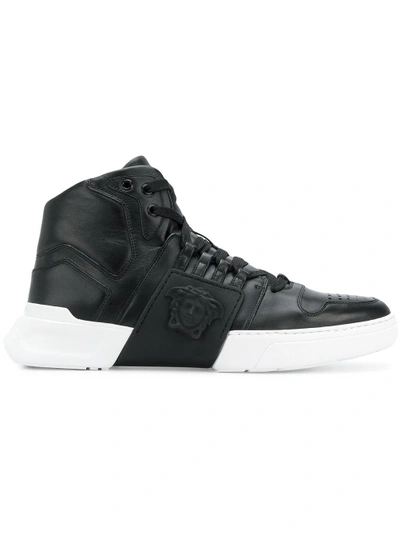 Versace Medusa Strap Hi-top Sneakers