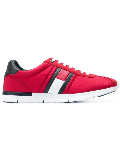 Tommy Hilfiger Side Patch Sneakers In Red | ModeSens
