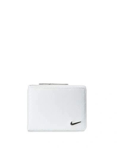 Nike Leather Bi-fold Wallet, White In Wht | ModeSens