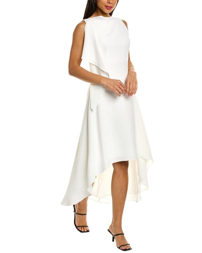 Black Halo Izzy Midi Dress In White | ModeSens