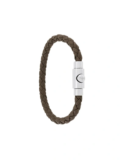 Ferragamo Thin Woven Bracelet
