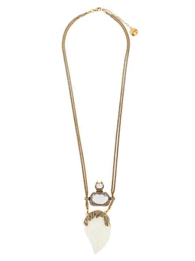 Camila Klein Strass Embellished Necklace In Metallic