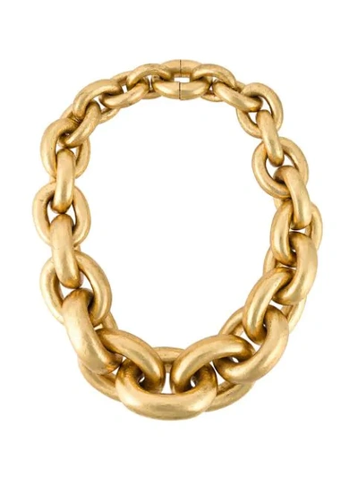 Monies Chain Necklace In Metallic