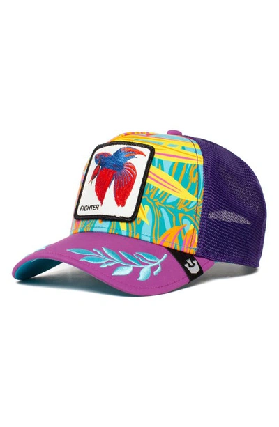 Goorin Bros Even Betta Trucker Hat In Purple