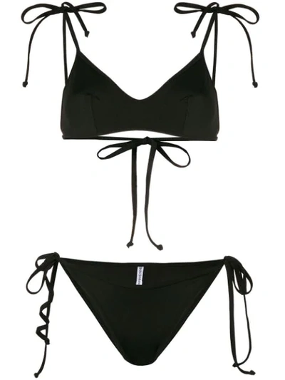 Sian Swimwear Callie Two-piece Bikini In Black