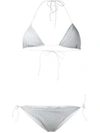 Oseree Lumiere Bikini Set In Grey