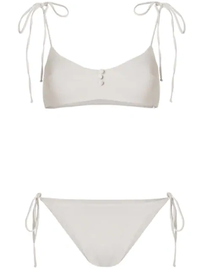 Sian Swimwear Louise Two-piece Bikini In Grey