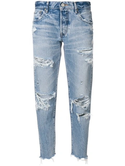 Moussy Blue Creston Tapered Jeans