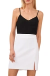 Halogen V-neck Woven Camisole In Rich Black