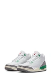 Jordan Air  3 Retro Basketball Sneaker In White