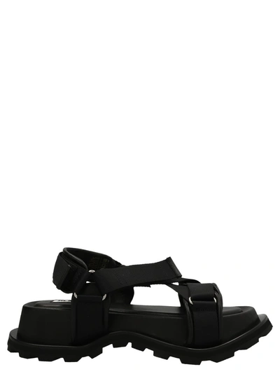 Jil Sander Chunky Hiking Sandals In Black