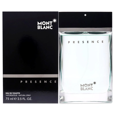 Mont Blanc Presence By  For Men - 2.5 oz Edt Spray In Purple