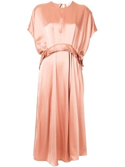 Roksanda Short Sleeve Dress In Pink