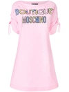 Boutique Moschino Logo Print T-shirt Dress