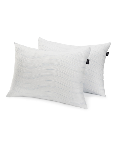 Nautica Home Ocean Cool Knit 2 Pack Pillows, Standard In White