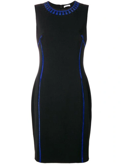 Versace Collection Crystal-embellished Dress - Black