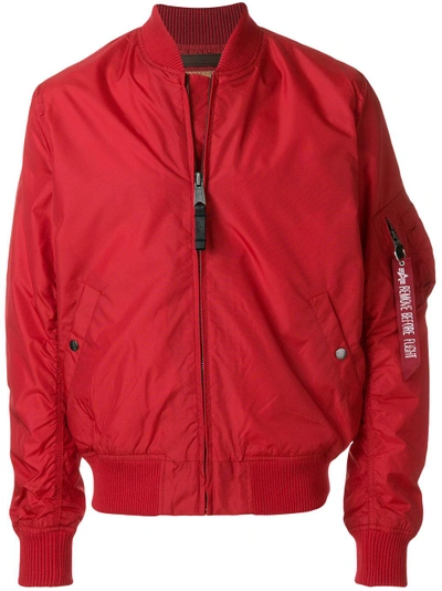 Alpha Industries Sleeve Pocket Bomber Jacket