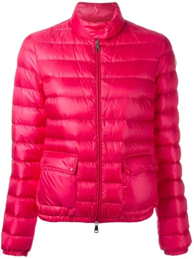 Moncler Lans Padded Jacket In Pink