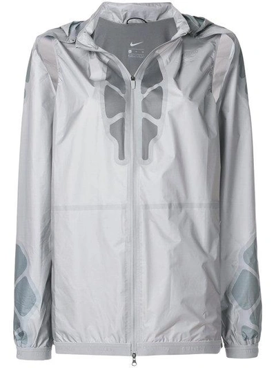 Nike Gyakusou Hooded Windbreaker Jacket - Grey