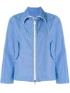 Moncler Zipped Fitted Jacket - Blue
