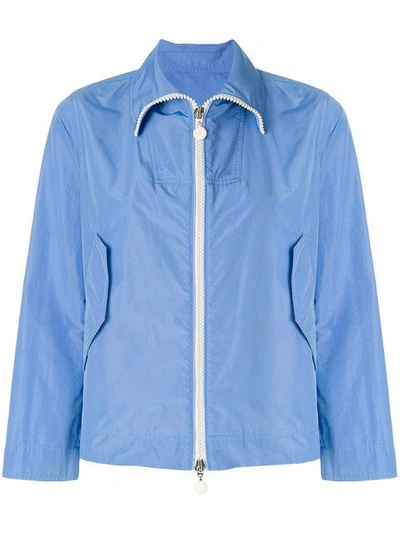 Moncler Zipped Fitted Jacket - Blue