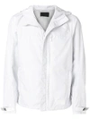 Prada Lightweight Hooded Jacket In White
