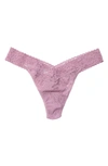 Hanky Panky Daily Lace Original Rise Thong In Orchid