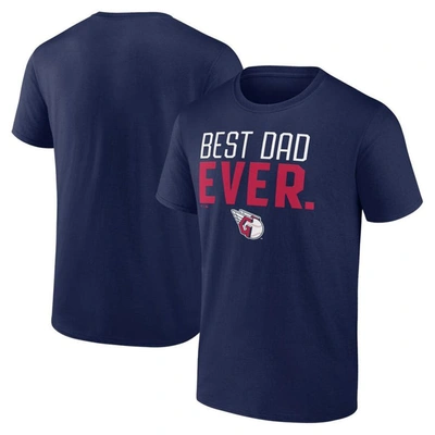 Profile Navy Cleveland Guardians Big & Tall Best Dad T-shirt