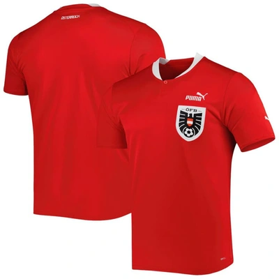 Puma Red Austria National Team 2022/23 Home Replica Jersey