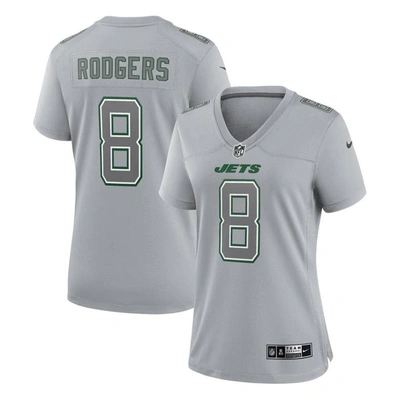 Nike Aaron Rodgers Heather Gray New York Jets Atmosphere Fashion Game Jersey