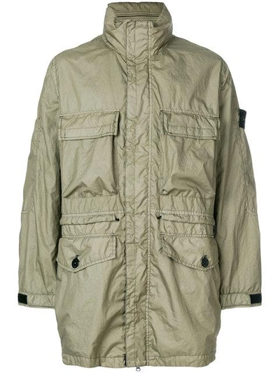 Stone Island Zipped Fitted Jacket