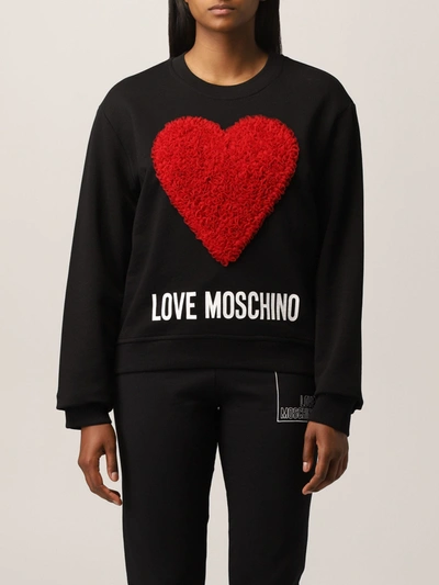 Love Moschino Cotton Women's Sweater In Black