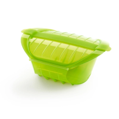 Lekue 1-2 Person Deep Steam Case With Tray In Green