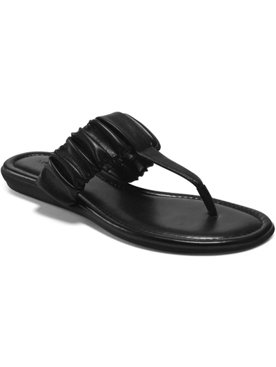 Aerosoles Cady  Womens Slip On Flats Thong Sandals In Black