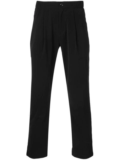 Attachment Cropped Tailored Trousers In Black
