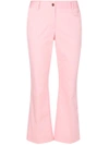 Alberto Biani Flared Trousers In Pink
