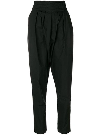 Philosophy Di Lorenzo Serafini Cropped Harem Pants In Black