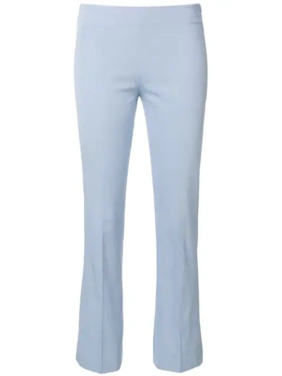 Même Classic Cropped Trousers In Blue