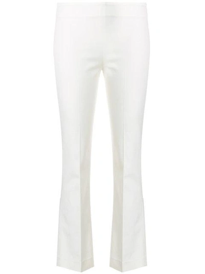 Même Classic Cropped Trousers In White