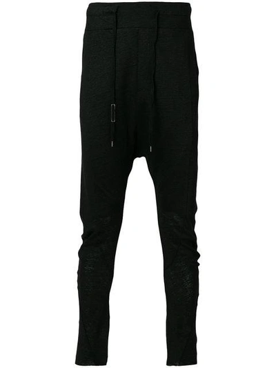 Army Of Me Drop Crotch Trousers - Black