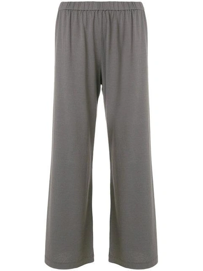 Aspesi Elasticated Waist Trousers In Grey