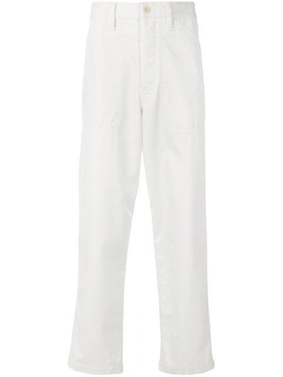 Lemaire Cropped Loose Fit Trousers